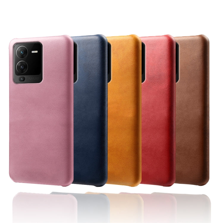 For vivo S15 Pro Calf Texture PC + PU Phone Case