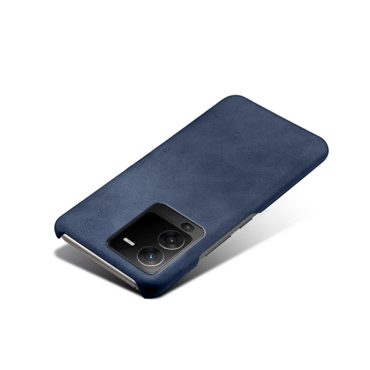 For vivo S15 Calf Texture PC + PU Phone Case