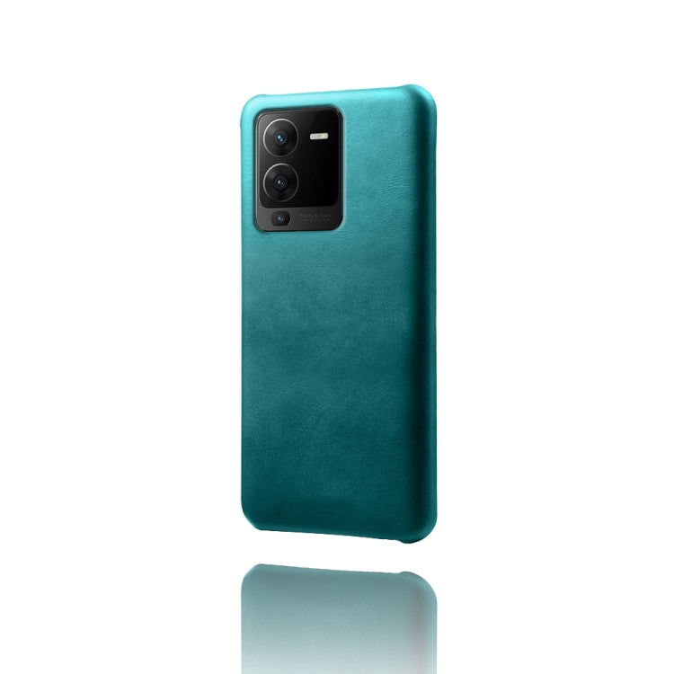 For vivo S15 Calf Texture PC + PU Phone Case