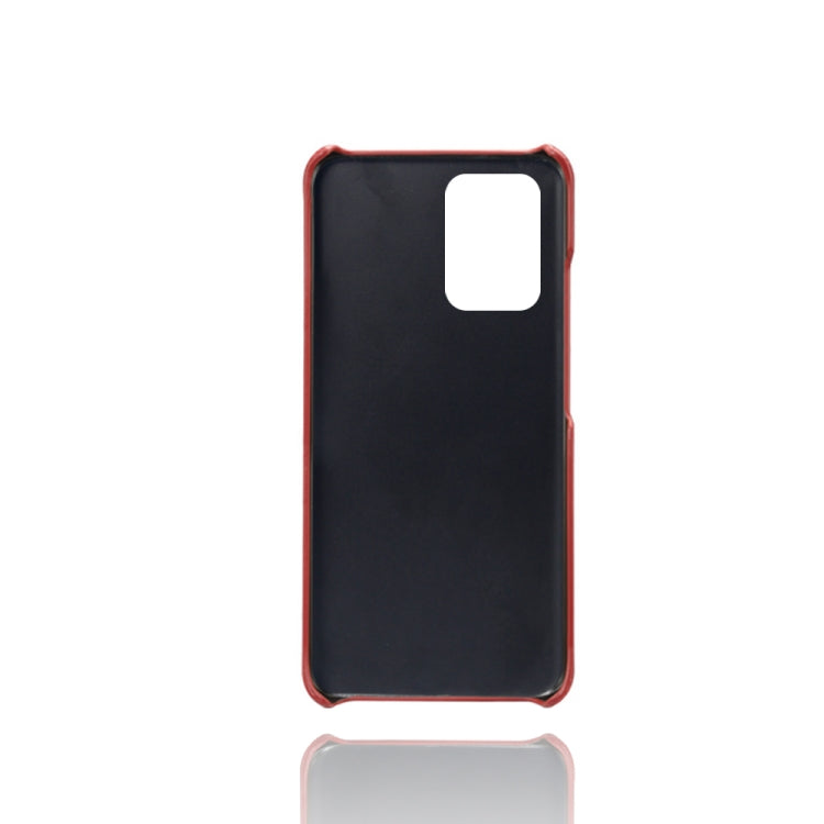 For Xiaomi Redmi Note 11T Pro+ Calf Texture PC + PU Phone Case