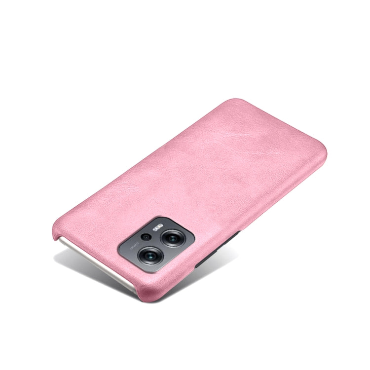 For Xiaomi Redmi Note 11T Pro Calf Texture PC + PU Phone Case