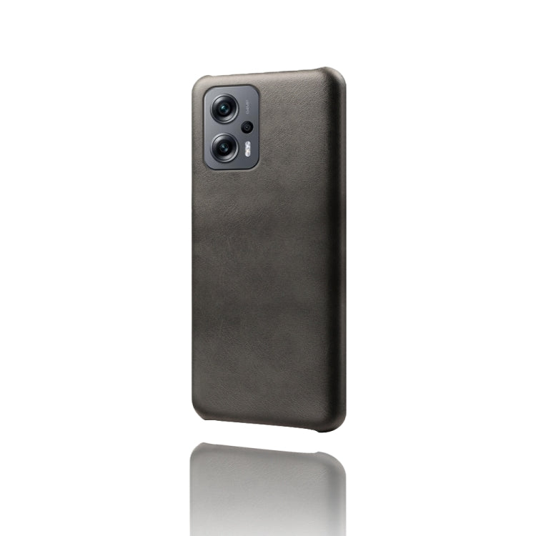 For Xiaomi Redmi Note 11T Pro Calf Texture PC + PU Phone Case