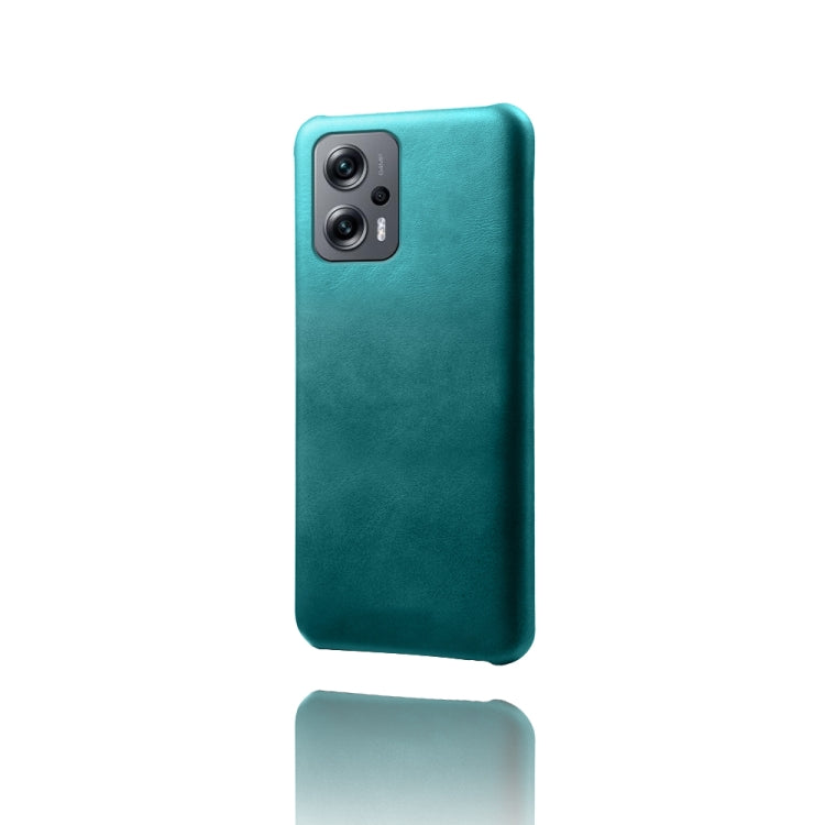 For Xiaomi Redmi Note 11T Pro Calf Texture PC + PU Phone Case