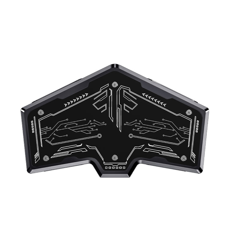 K8A Twin Turbo Semiconductor Magnetic Tablet Computer Radiator(Gun Color)