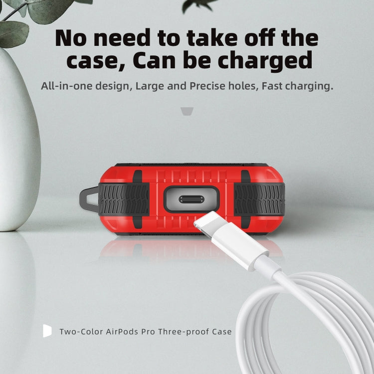 Bumblebee Two-Color Three-Proof Earphones Protective Case For AirPods Pro