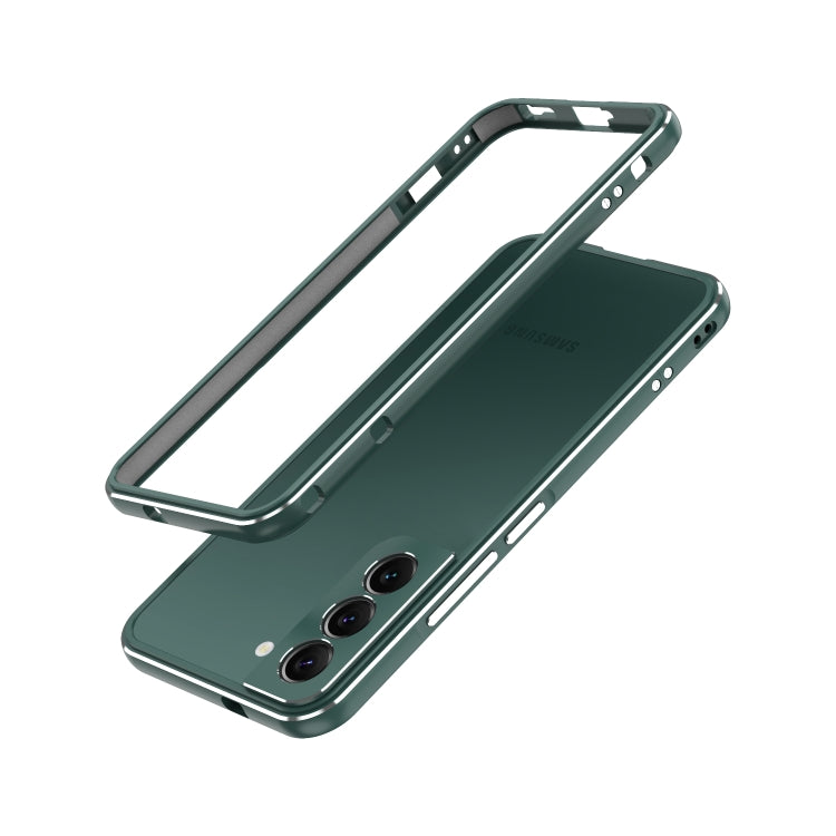For Samsung Galaxy S22+ 5G Aurora Series Lens Protector + Metal Frame Protective Phone Case