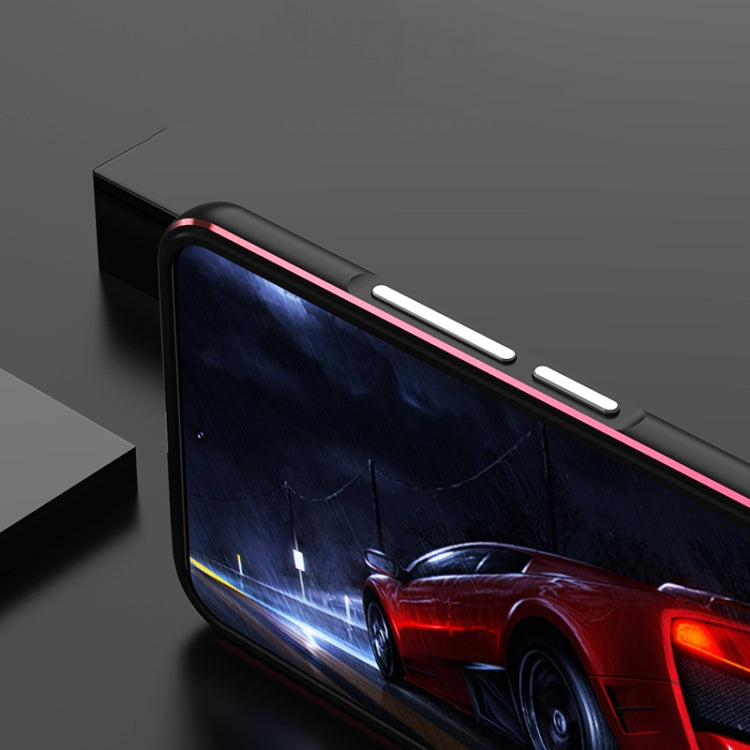 For Samsung Galaxy S22+ 5G Aurora Series Lens Protector + Metal Frame Protective Phone Case