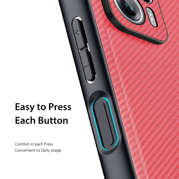 For Xiaomi Redmi Note 11T Pro / Note 11T Pro+ DUX DUCIS Fino Series PU + TPU Phone Case