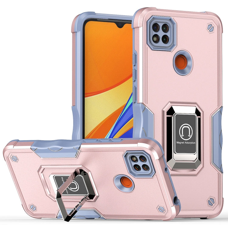 For Xiaomi Redmi 9C Ring Holder Non-slip Shockproof Armor Phone Case