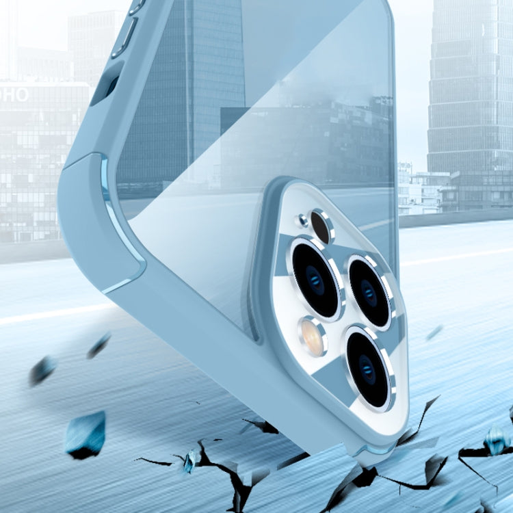 For iPhone 13 Soft Shield Acrylic Transparent PC Phone Case