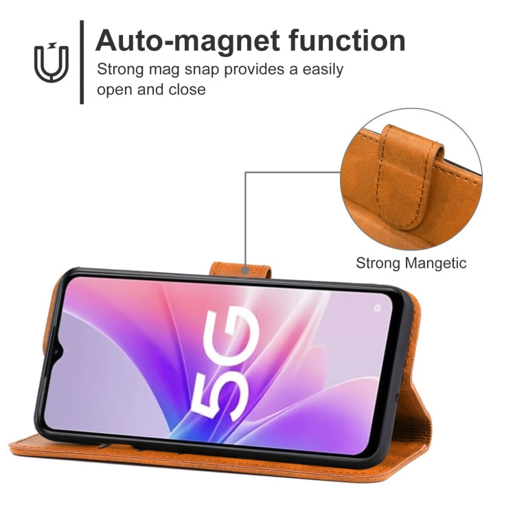 For OPPO K10 5G Leather Phone Case