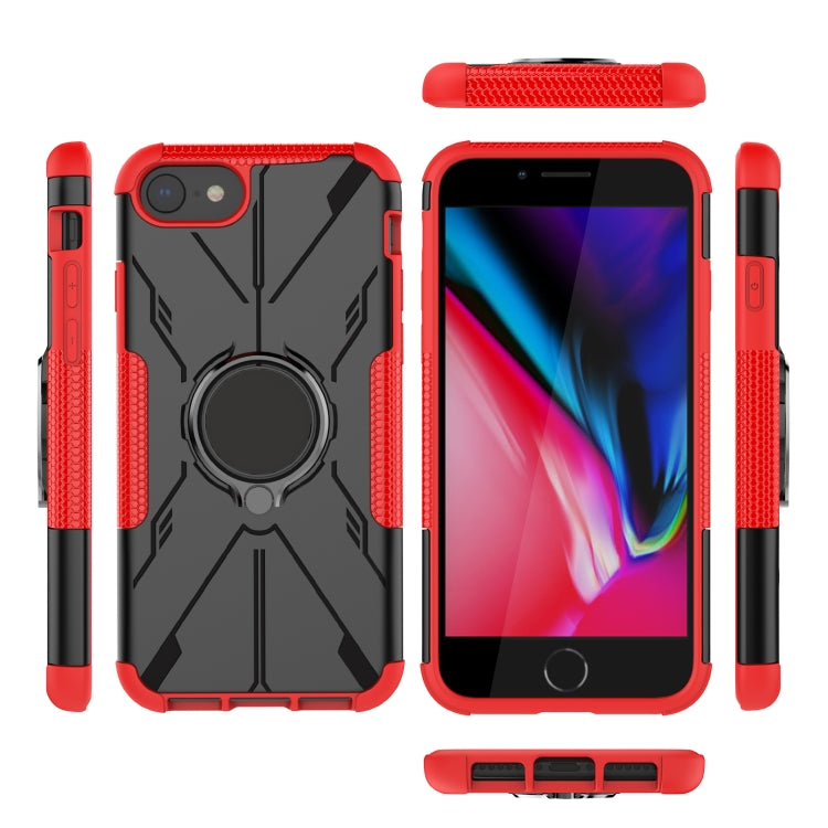 For iPhone SE 2022 / 8 / 7 Armor Bear Shockproof PC + TPU Phone Case