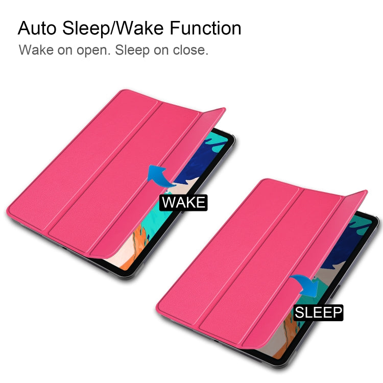 For iPad Pro 12.9 inch 2020 Custer Teature Smart Tablet Holster with Sleep / Wake-up Function & 3-Fold Holder