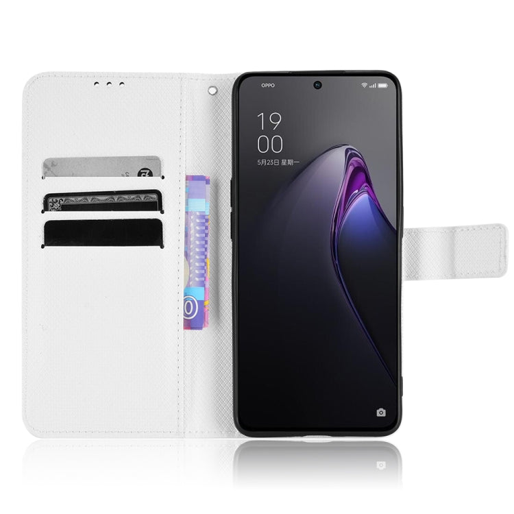 For OPPO Reno8 Diamond Texture Leather Phone Case