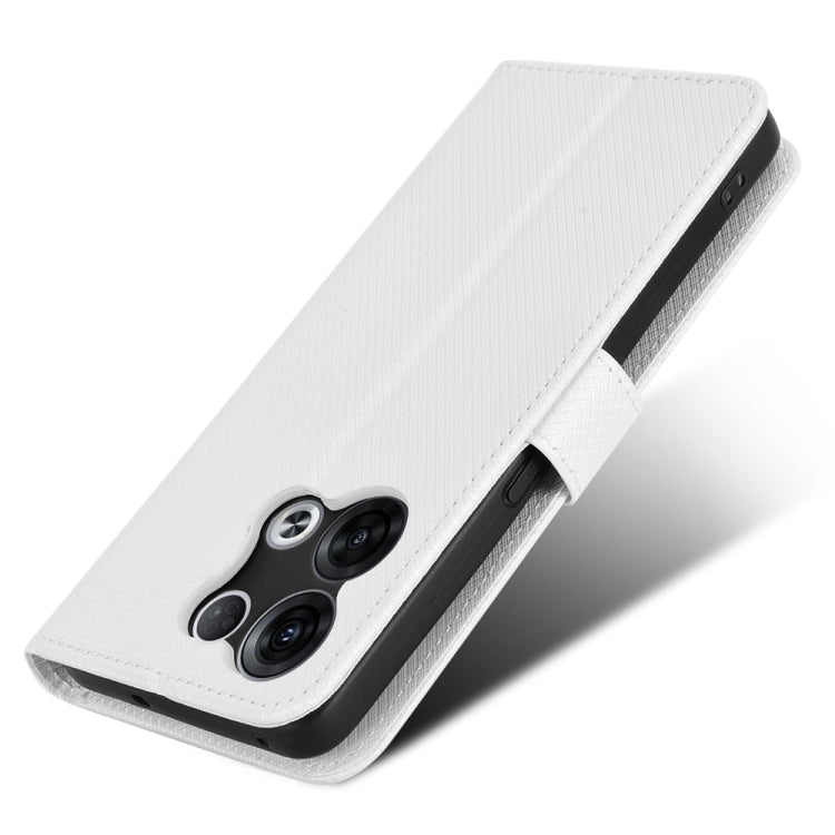 For OPPO Reno8 Diamond Texture Leather Phone Case