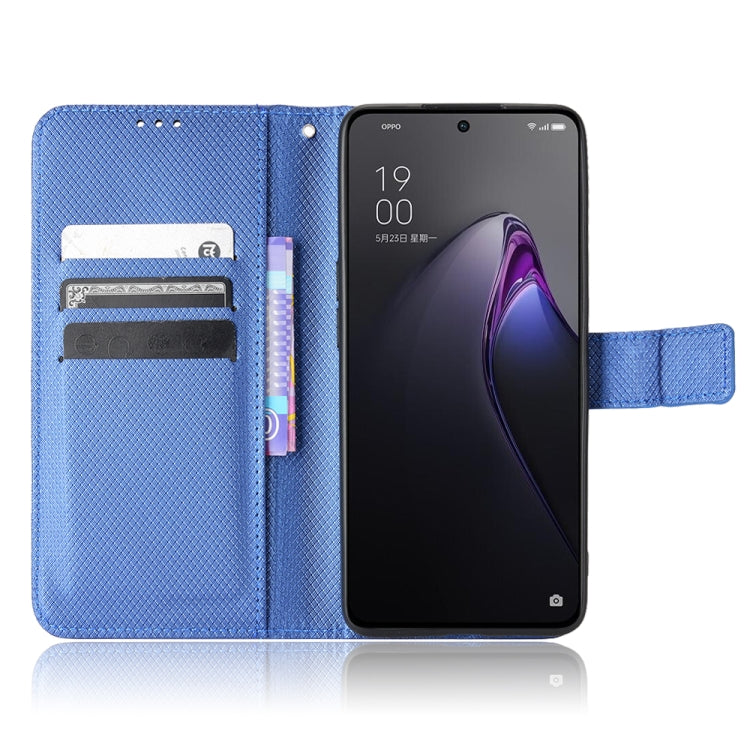 For OPPO Reno8 Diamond Texture Leather Phone Case