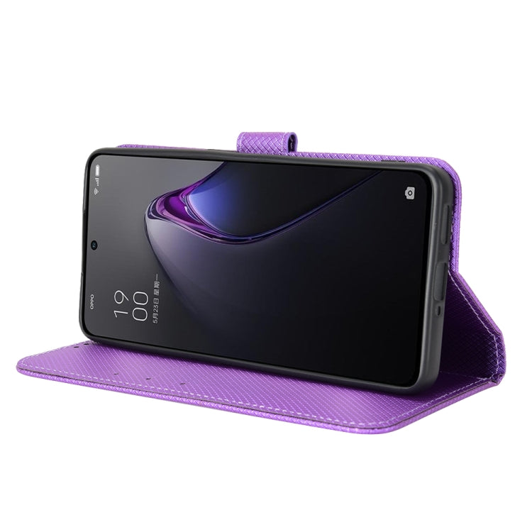 For OPPO Reno8 Diamond Texture Leather Phone Case