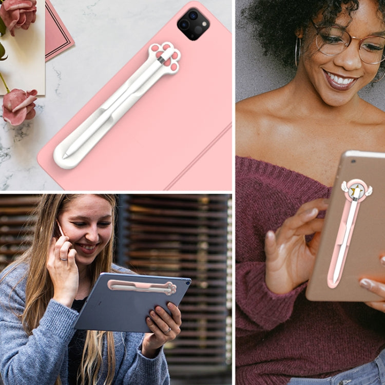 Stylus Silicone Magnetic Cartoon Pen Holder For Apple Pencil 1/2