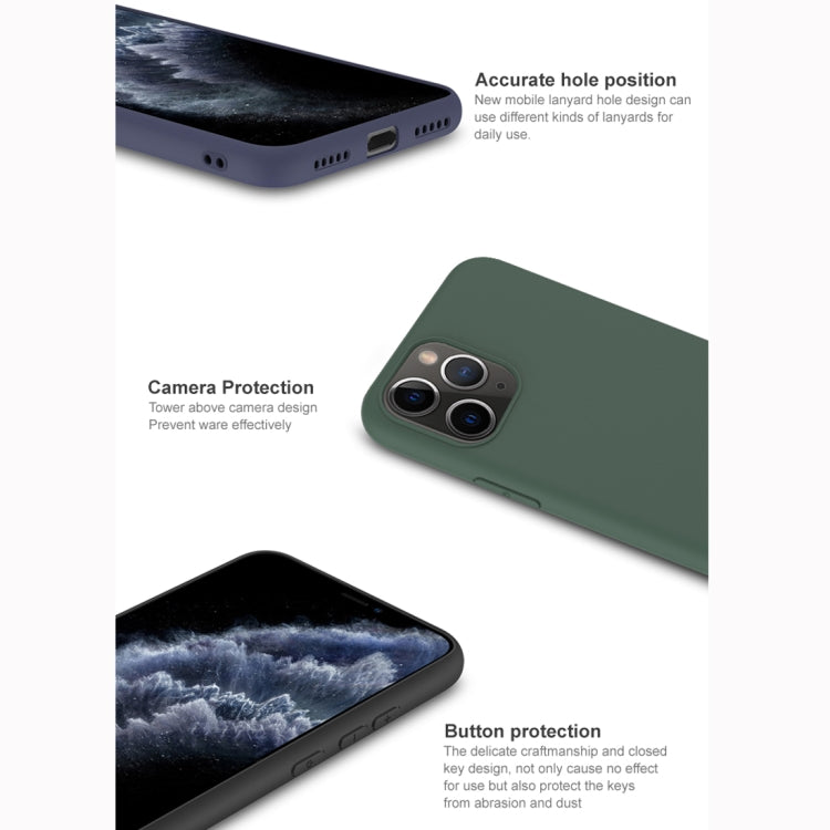 For iPhone 11 Pro Max IMAK UC-1 Series Shockproof Frosted TPU Protective Case(Blue)