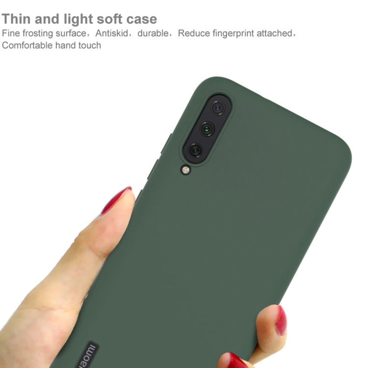 For Xiaomi Mi CC9e / A3 IMAK UC-1 Series Shockproof Frosted TPU Protective Case(Green)