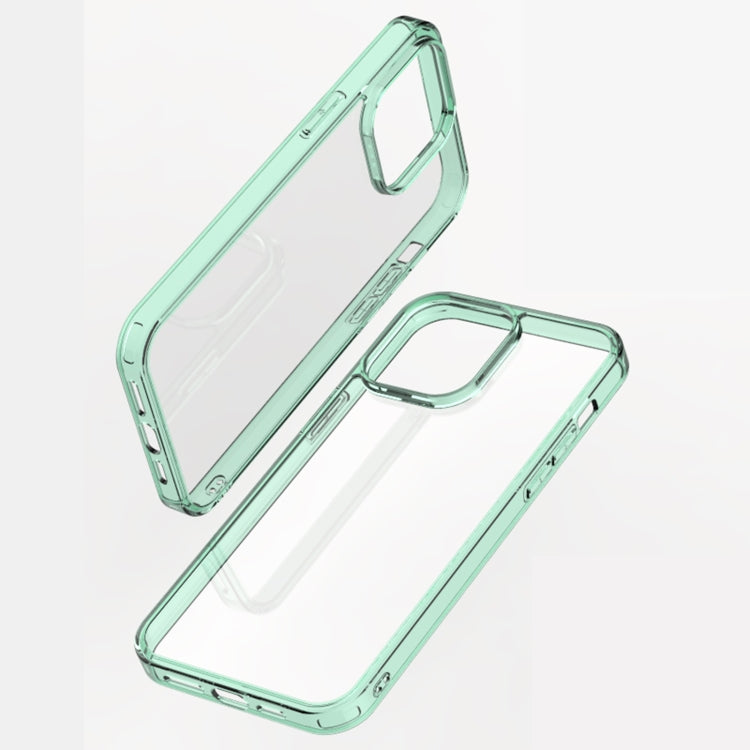 For iPhone 14 Shockproof TPU + Single-sided Glass Protective Phone Case
