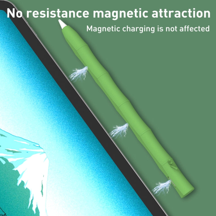 Bamboo Liquid Silicone Gel Stylus Pen Protective Case For Apple Pencil 1