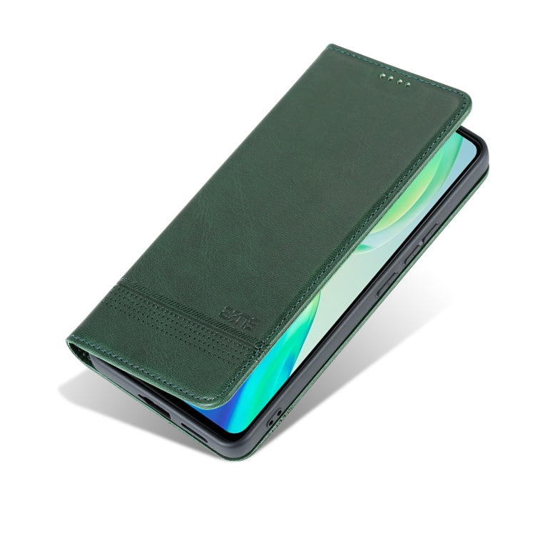 For vivo S15 Pro AZNS Magnetic Calf Texture Leather Phone Case