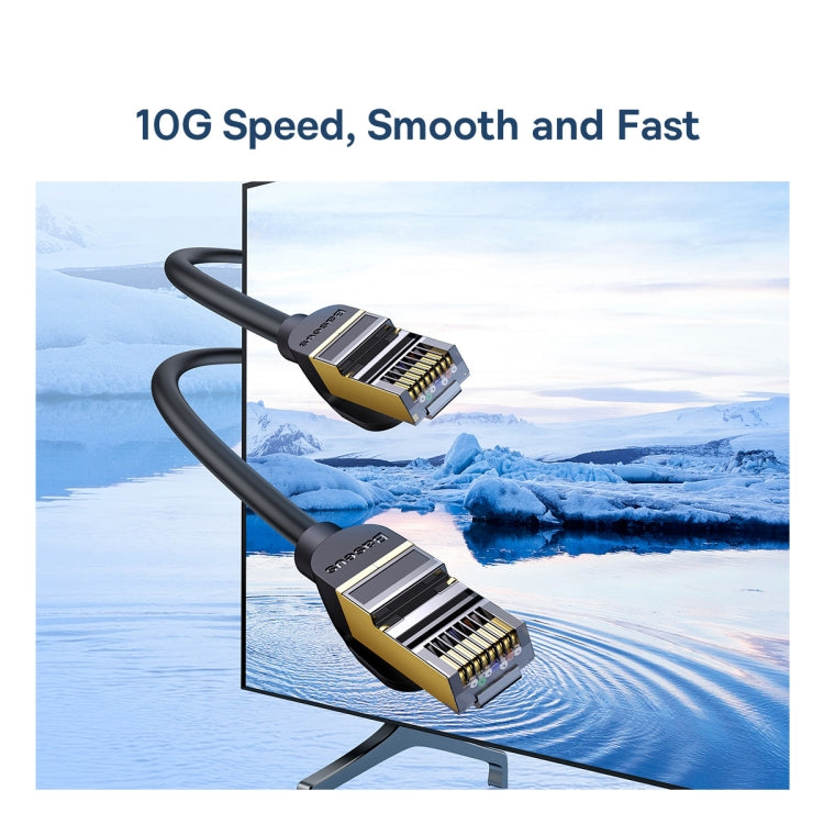 Baseus High Speed Seven Types RJ45 10 Gigabit Round Network Cable, Cable Length:0.5m