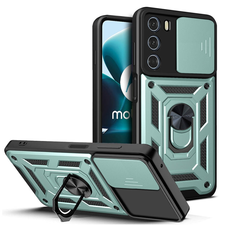 For Motorola Moto G200 5G / Edge S30 Sliding Camera Cover Design TPU+PC Phone Case