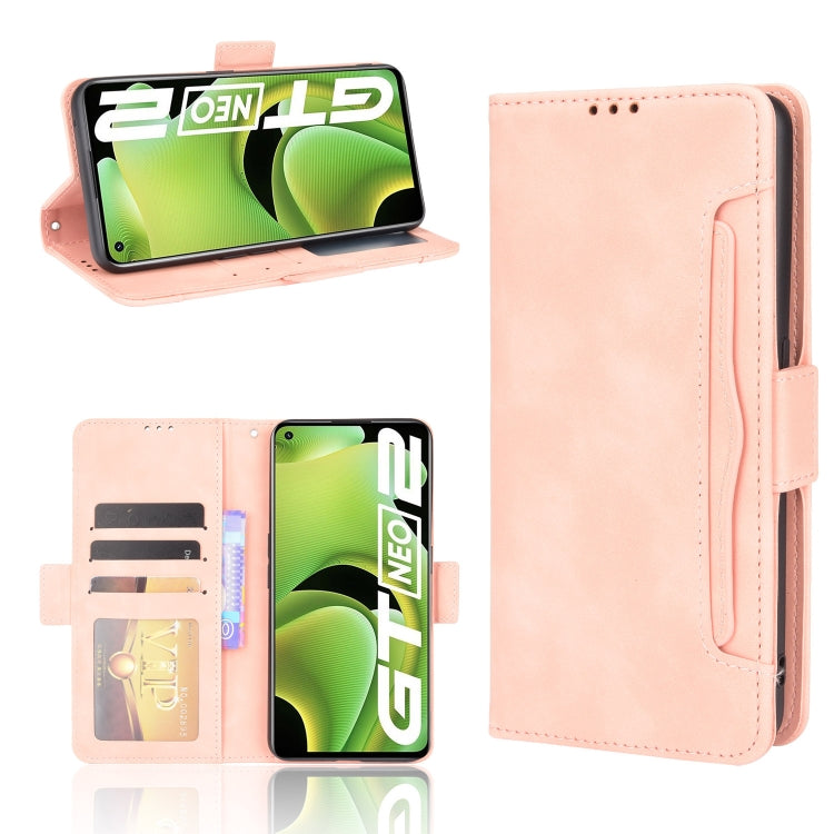 For OPPO Realme GT Neo3T / GT Neo2 Skin Feel Calf Pattern Leather Phone Case