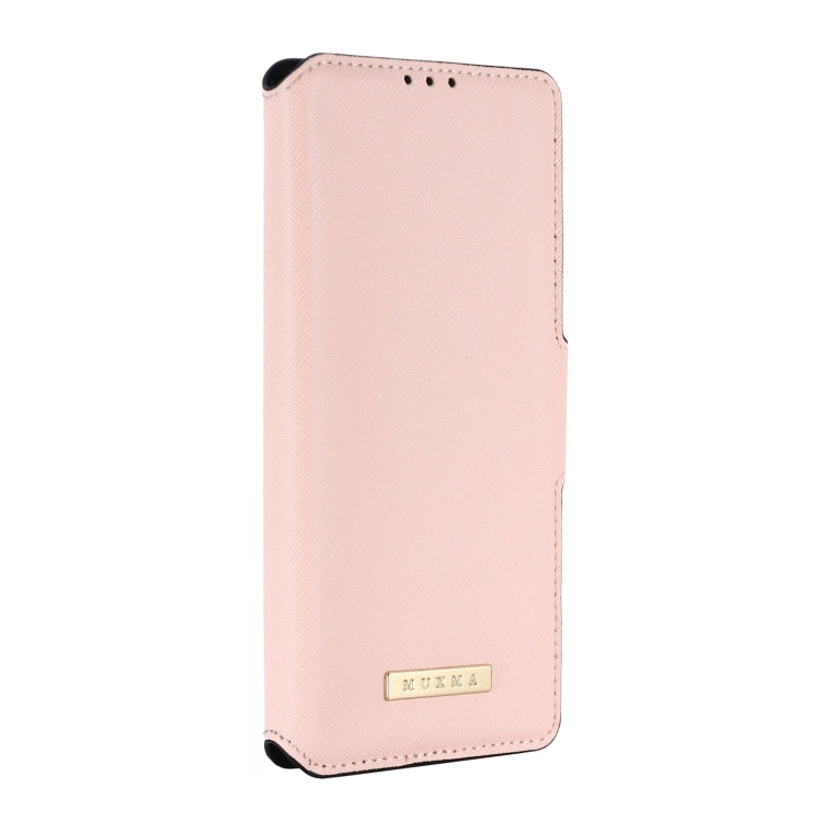 For Xiaomi Redmi K40 / K40 Pro MUXMA MX115 Cross Texture Oil Edge Flip Leather Phone Case