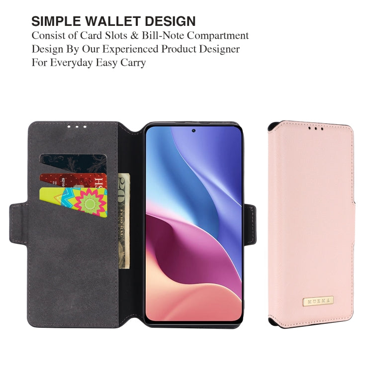 For Xiaomi Redmi K40 / K40 Pro MUXMA MX115 Cross Texture Oil Edge Flip Leather Phone Case