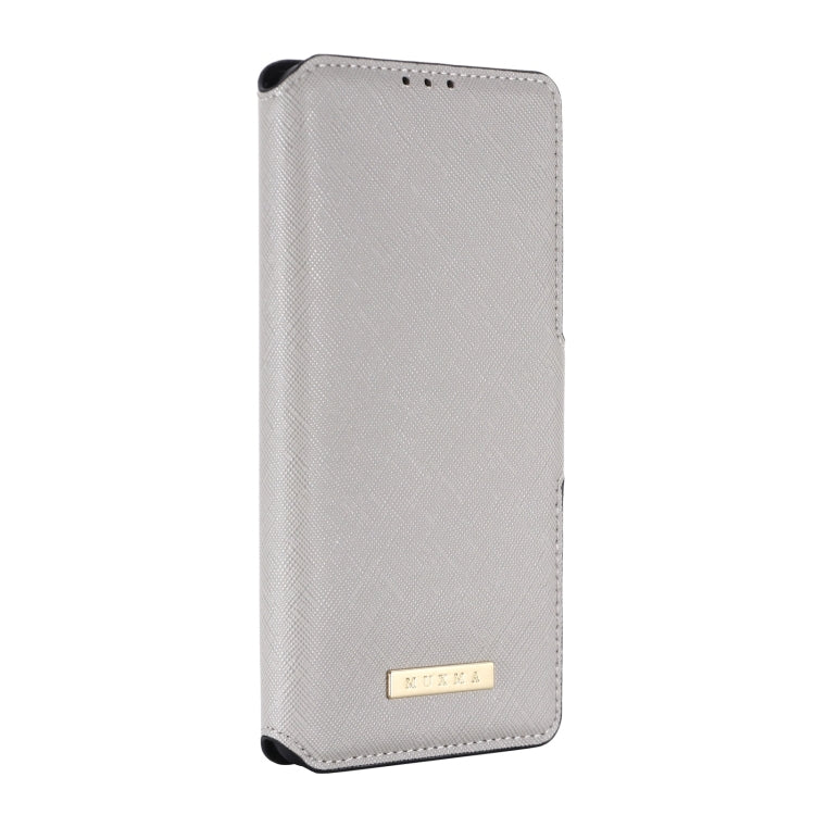 For Xiaomi Redmi Note 9 4G / Redmi 9T MUXMA MX115 Cross Texture Oil Edge Flip Leather Phone Case