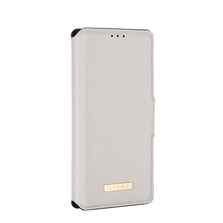 For Xiaomi Redmi Note 9 5G / 9T 5G MUXMA MX115 Cross Texture Oil Edge Flip Leather Phone Case