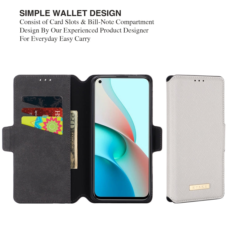 For Xiaomi Redmi Note 9 5G / 9T 5G MUXMA MX115 Cross Texture Oil Edge Flip Leather Phone Case