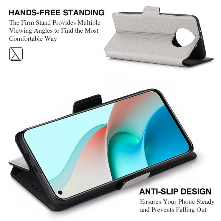 For Xiaomi Redmi Note 9 5G / 9T 5G MUXMA MX115 Cross Texture Oil Edge Flip Leather Phone Case