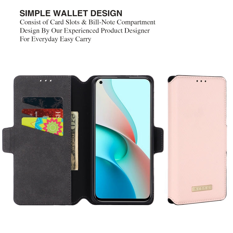 For Xiaomi Redmi Note 9 5G / 9T 5G MUXMA MX115 Cross Texture Oil Edge Flip Leather Phone Case