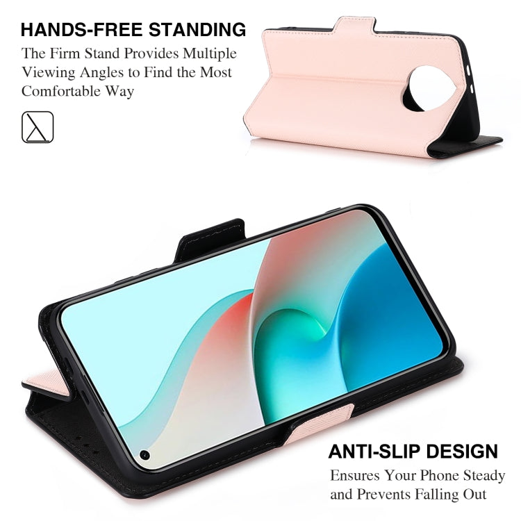 For Xiaomi Redmi Note 9 5G / 9T 5G MUXMA MX115 Cross Texture Oil Edge Flip Leather Phone Case