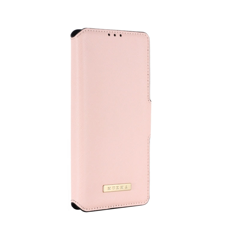 For Xiaomi Redmi Note 10 4G / 10S India MUXMA MX115 Cross Texture Oil Edge Flip Leather Phone Case
