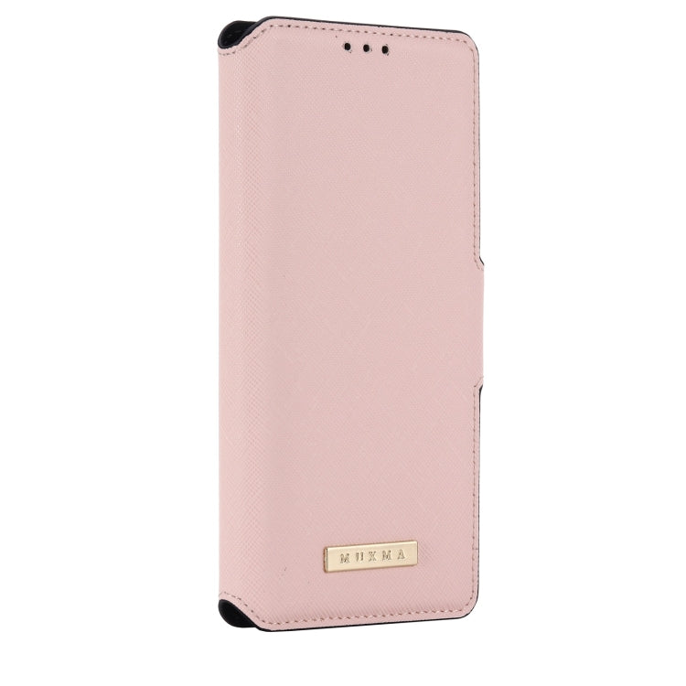 For Xiaomi Mi 10 Ultra MUXMA MX115 Cross Texture Oil Edge Flip Leather Phone Case