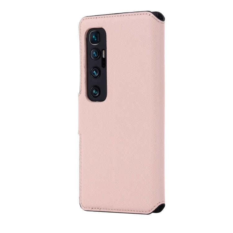 For Xiaomi Mi 10 Ultra MUXMA MX115 Cross Texture Oil Edge Flip Leather Phone Case