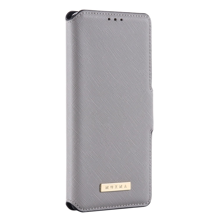 For Xiaomi Mi 10T Lite 5G MUXMA MX115 Cross Texture Oil Edge Flip Leather Phone Case