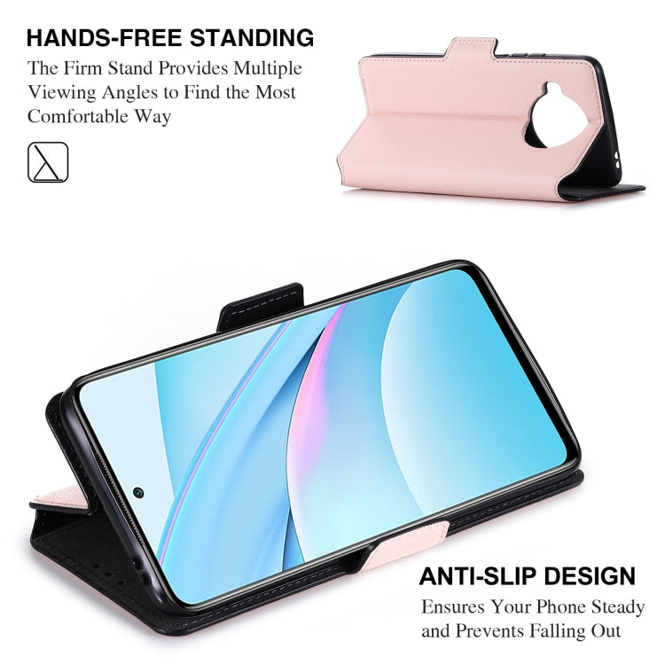 For Xiaomi Mi 10T Lite 5G MUXMA MX115 Cross Texture Oil Edge Flip Leather Phone Case