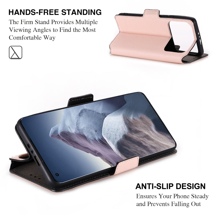 For Xiaomi Mi 11 Ultra MUXMA MX115 Cross Texture Oil Edge Flip Leather Phone Case