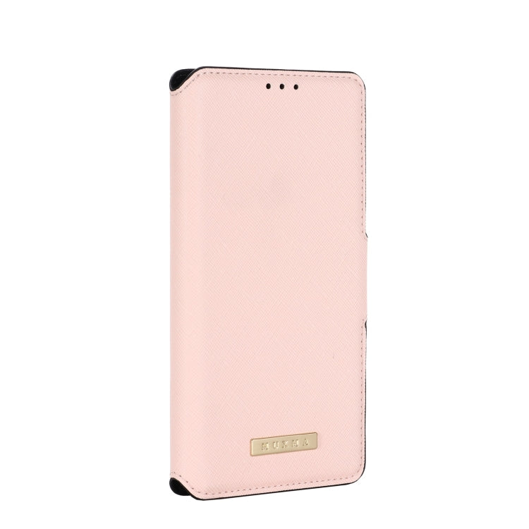 For Xiaomi Poco M3 MUXMA MX115 Cross Texture Oil Edge Flip Leather Phone Case