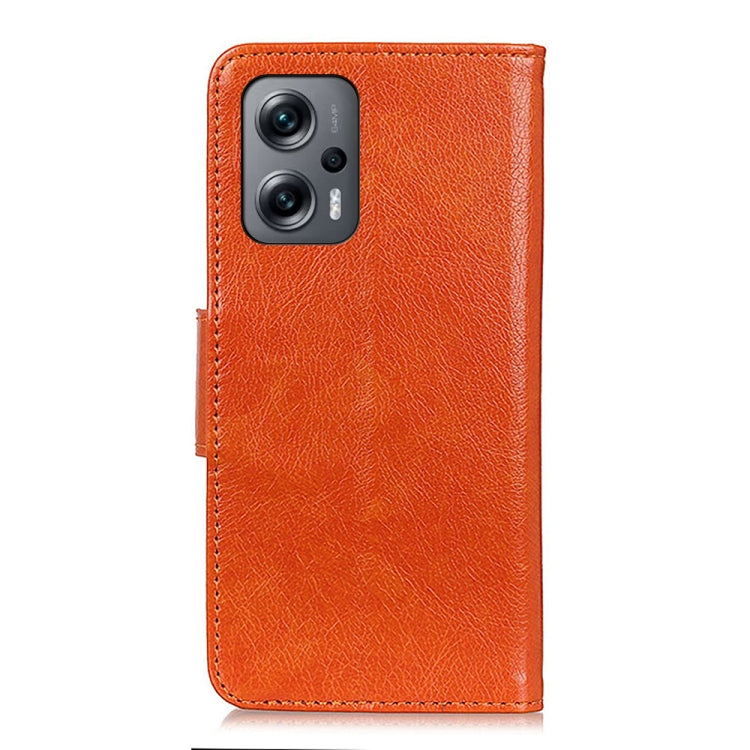 For Xiaomi Redmi Note 11T Pro Nappa Texture Flip Leather Phone Case