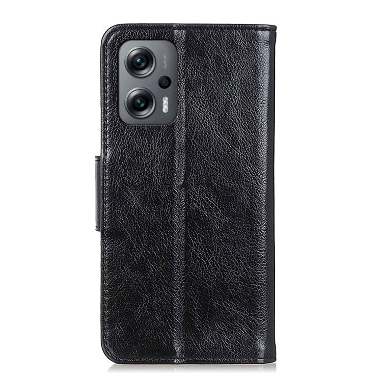 For Xiaomi Redmi Note 11T Pro Nappa Texture Flip Leather Phone Case