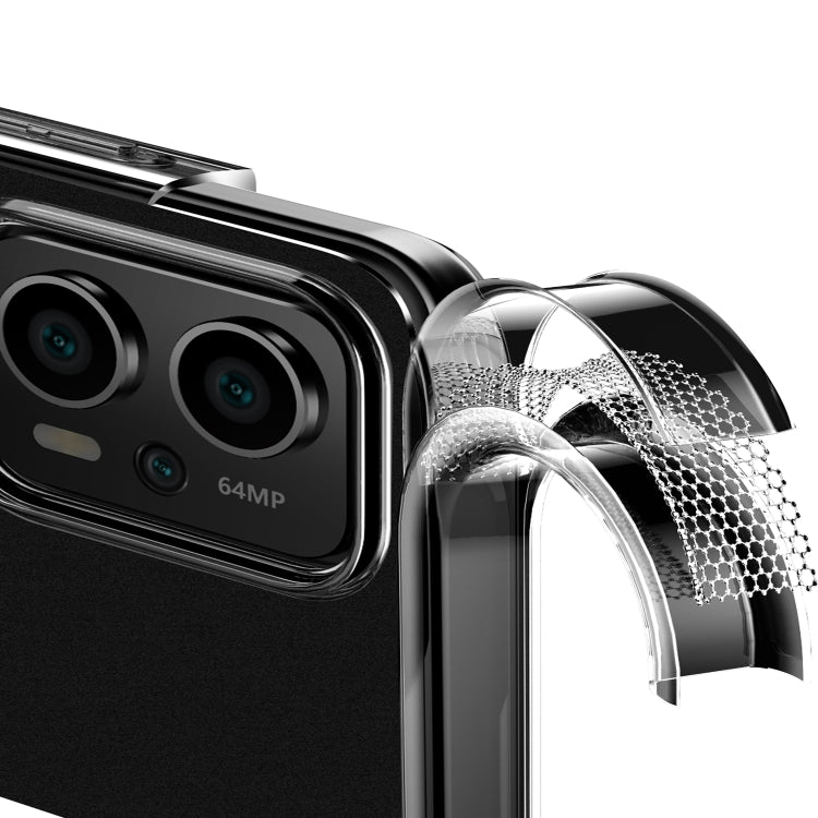 For Xiaomi Redmi Note 11T Pro Ice Crystal PC + TPU Phone Case