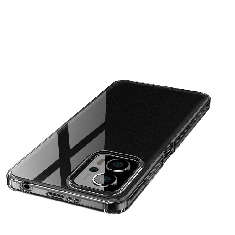 For Xiaomi Redmi Note 11T Pro Ice Crystal PC + TPU Phone Case