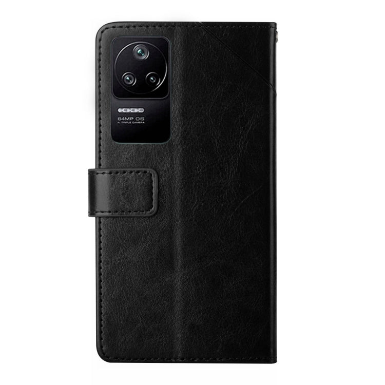 For Xiaomi Poco F4 5G Y Stitching Horizontal Flip Leather Phone Case